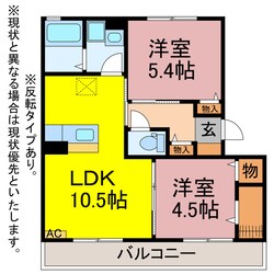 アヴェク・トワの物件間取画像